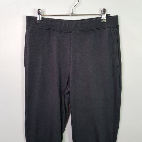 Diadora Slim Sweatpants Womens Size 12 Grey Stretch Fleece Straight Active Gym - Picture 2 of 13