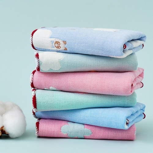 Feeding Burp Cloths Baby Face Towel Square Shaped Baby Bath Towel - Picture 10 of 20