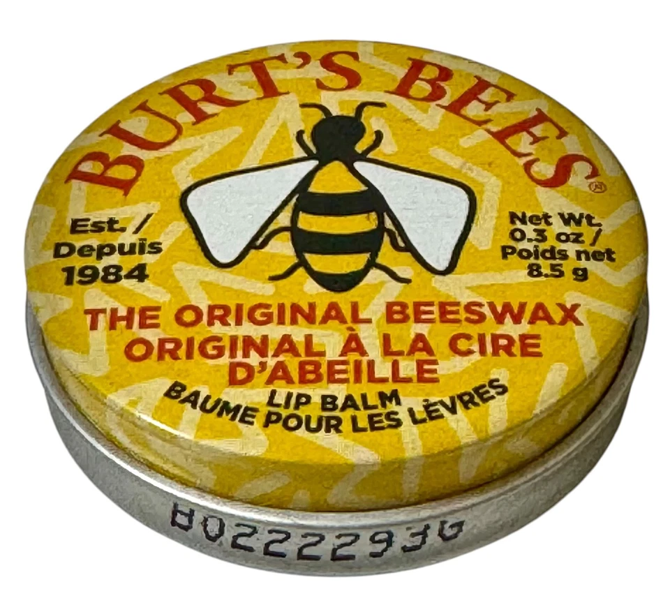 BURT'S BEES Burt’s Bees Original Beeswax Moisturising Lip Balm Tin 8.5g (0.3oz) - Retro Tin