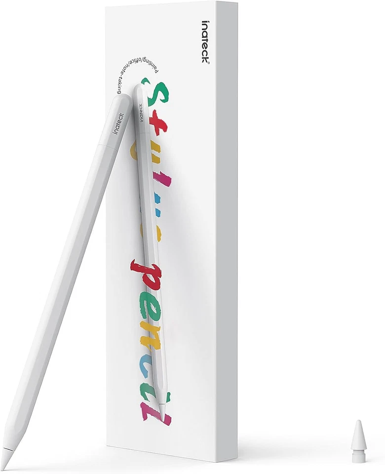 2X Inateck Stylus Pen Pencil Stift Magnetisch mit Ersatzspitz für iPad 2018-2024 - Bild 2 von 4