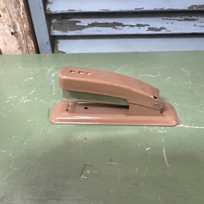 Vintage Swingline Cub #77 Stapler Light Brown, Long Island City 1, New York USA