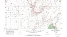 Lunar Crater Quadrangle, Nevada 1967 Topo Map USGS 15 Minute Topographic