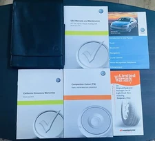Used OEM 2016 Volkswagen Passat Quick Start Guide, Supplement Guides & VW Case