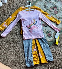 NWT NEW W/TAG Just One You Carters Girls 4T 4pc Long sleeve pajama set COTTON