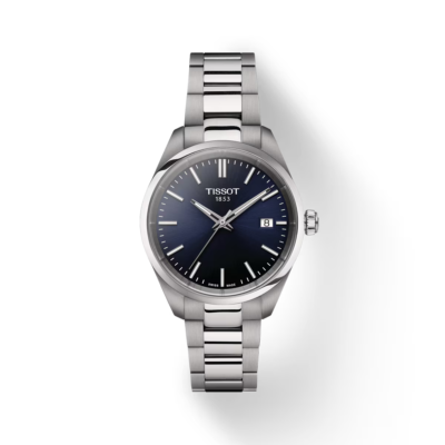 Tissot PR 100 34mm Blue Dial Stainless Steel Watch T150