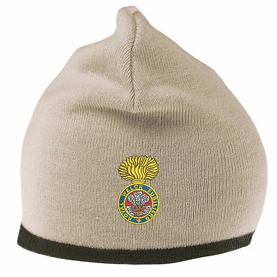 Cappello Invernale Royal Welch Fusiliers – Berretto Beanie Con Logo Ricamato – Multicolore, Taglia Unica