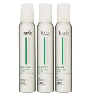 LONDA PROFESSIONAL Londa Styl Enhance it 3 x 200 ml Schaumfestiger natürlicher halt Set