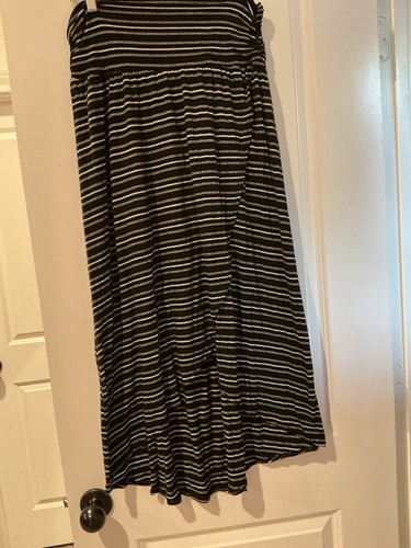 Maurices Multicolored Maxi Skirt Elastic Waist Women’s SZ 1X Plus