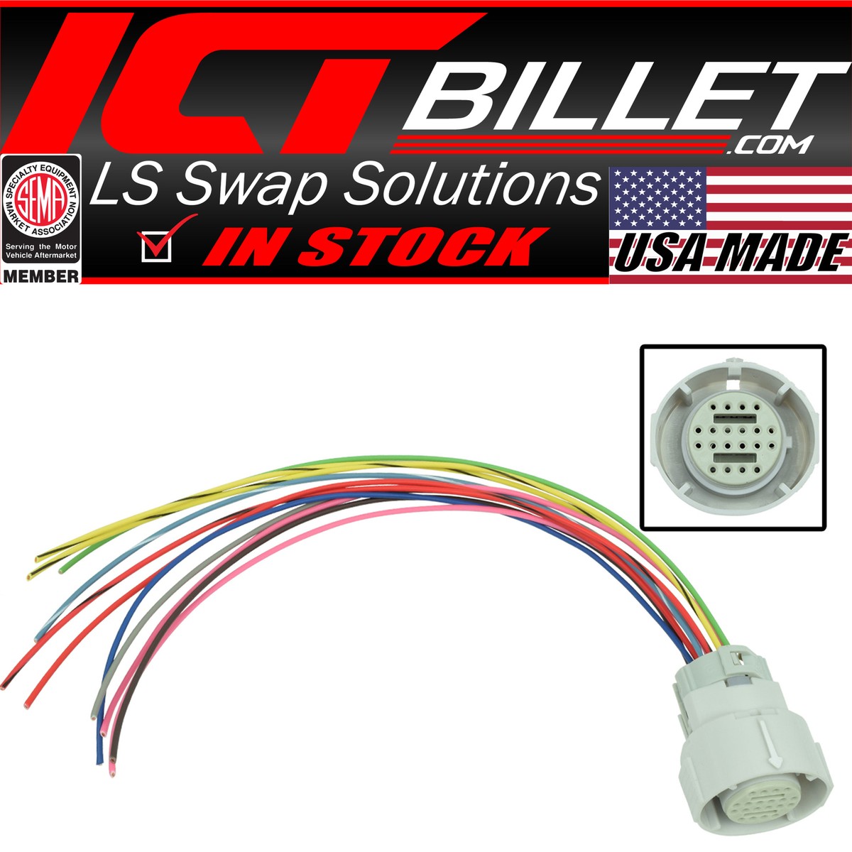 4L60E & 4L65E Transmission Connector Pigtail Bundle With VSS Plug - EFI Connection