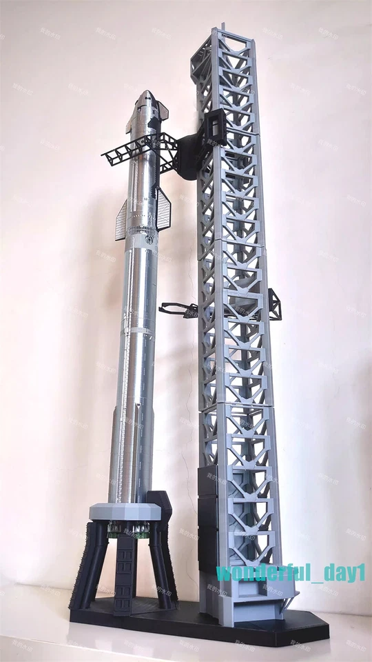 1/200 比例 SpaceX 星际飞船发射场火箭模型高精度模型玩具 — 第 2/4 张图片