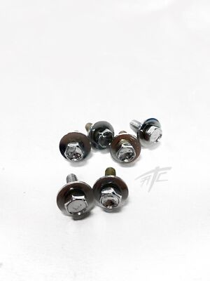 HAYABUSA CHROME PLATED OEM PRESSURE PLATE BOLTS (6) 1999