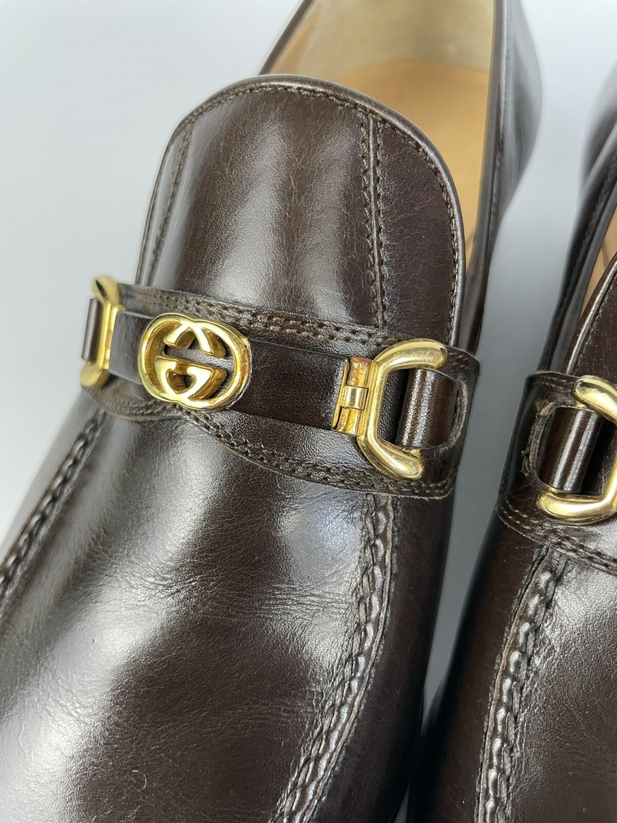 Gucci Brown Loafer With Interlocking G Mens Size 43/US 13 | eBay Gucci Brown Loafer With Interlocking G Mens Size 43/US 13 | eBay