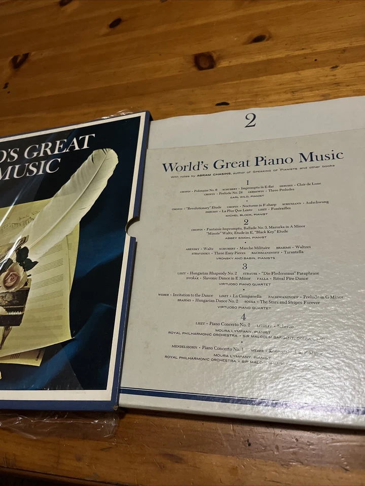 Worlds Great Piano Music Album Set Foto 2 de 4