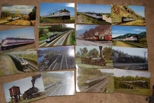 VANISHING VISTAS LARGE RAILROAD POST CARD rr's starting  S - Z+ sold individual