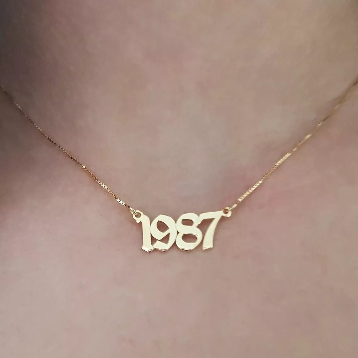 Birth online year necklace