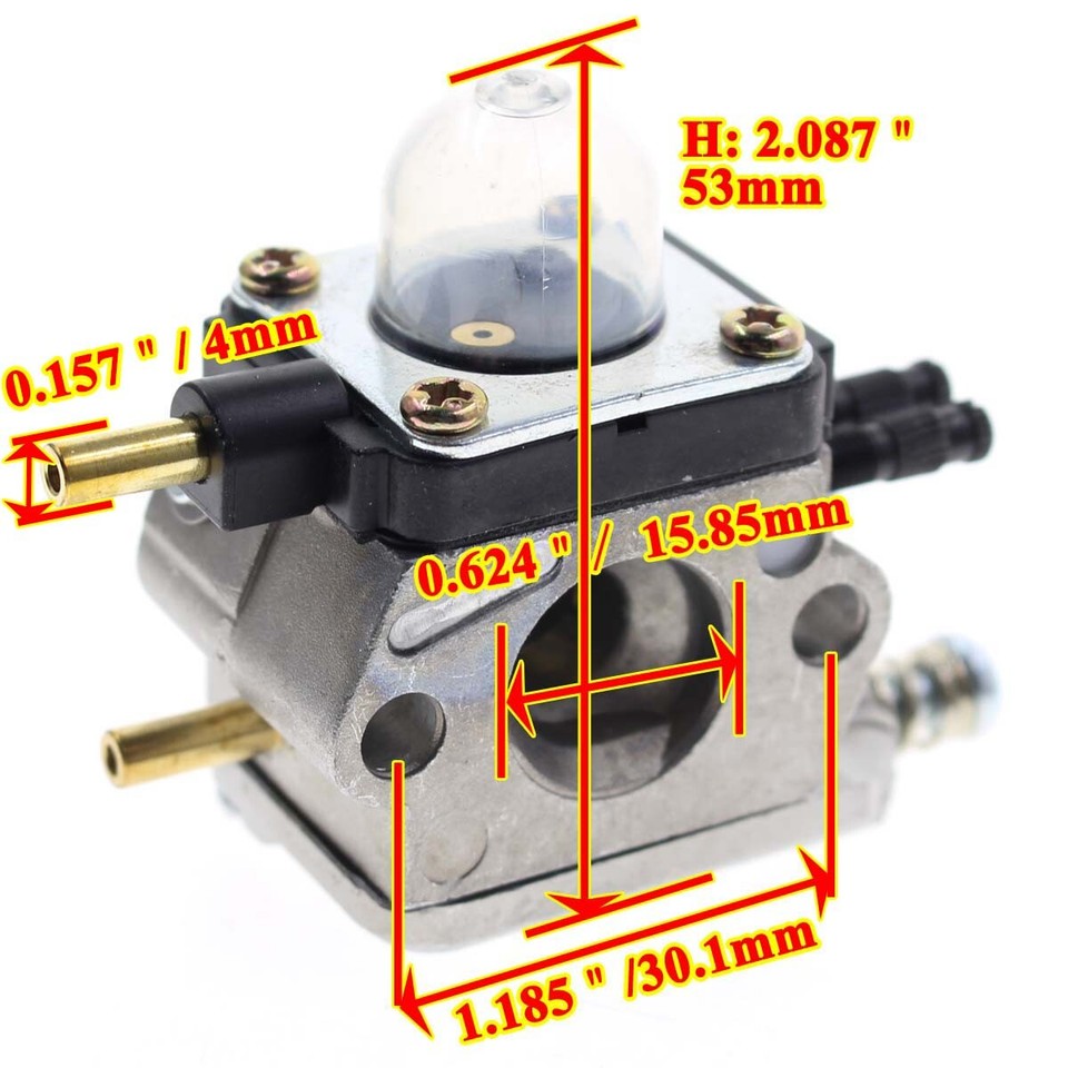 Carburetor For Mantis 7222 7225 Carburetor With Maintenance Kit For