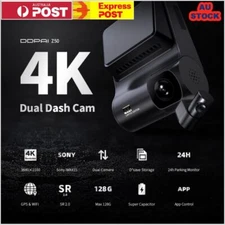 DDPai Z50 Dual Car Dash Cam 2.3"LCD 4K Front &1080P HD Rear GPS Tracking 24h DVR