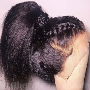 360-Yaki-Kinky-Straight-Lace-Front-Wig-9A-Peruvian-Raw-Human-Hair-Full-Lace-Wig