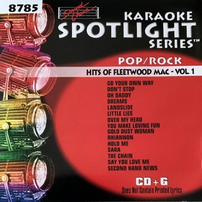 SOUND CHOICE SPOTLIGHT KARAOKE - HITS OF FLEETWOOD MAC - V1 - SC8785 - LOT 4774