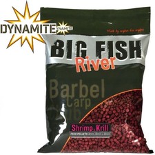 Dynamite Baits Big Fish River Shrimp & Krill Pellets 4,6,8mm 1.8kg Carp Fishing 7.77 per kilo