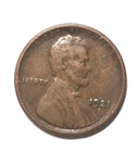 1921 S Lincoln Wheat Cent, Penny Fine Condition