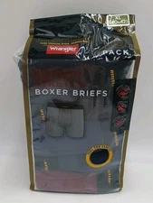 Rustler Comfort Boxer Briefs for Men XL From Wrangler 10 Pack Gray Blue Red New