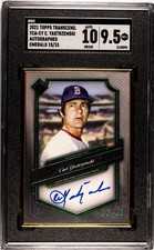 2021 Topps Transcendent Carl Yastrzemski 15/15 Emerald SGC 9.5 MT+ 10 Auto HOF