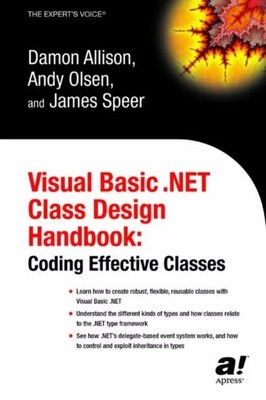 Visual Basic .NET Class Design Handbook Damon Allison Paperback S