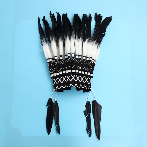 1 pieza Tocado de plumas indio nativo americano Prendas para la cabeza Fiesta Festival Mascarada - Imagen 28 de 34
