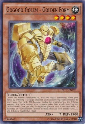 Gogogo Golem - Golden Form - SECE-EN090 - Unlimited Edition - Damaged