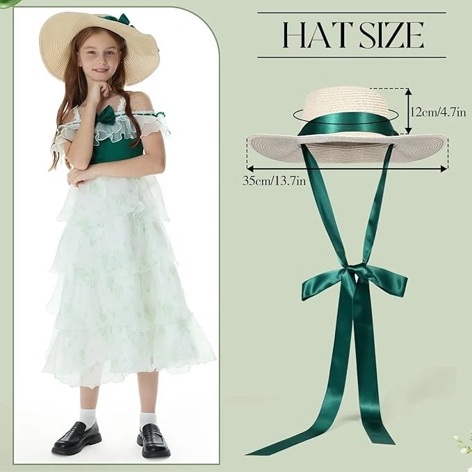 Xtinmee Halloween Vestido Disfraz Rococó con Sombrero para Niñas Pequeñas, Baile Victoriano Foto 3 de 4