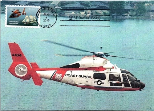 Dr Jim Stamps Maximum Card United States Coast Guard Forever Fdc