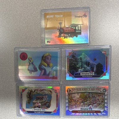 Topps Disneyland 70 Trading Card Lot Alice Mine Train Skyway Jungle Cruise