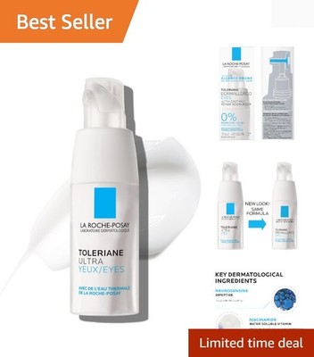La Roche-Posay Toleriane Dermallergo Eye Cream Soothing Repair Moisturizer, S...