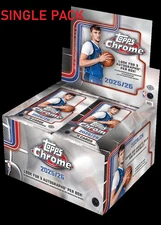 PRESALE - 2025-26 Topps Chrome Basketball - Jumbo Hobby Box - Single Pack