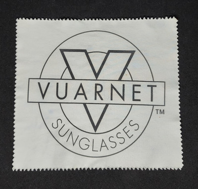 Vintage Vuarnet France Sunglasses Lens Cleaning Cloth White Zig-Zag Edge Logo