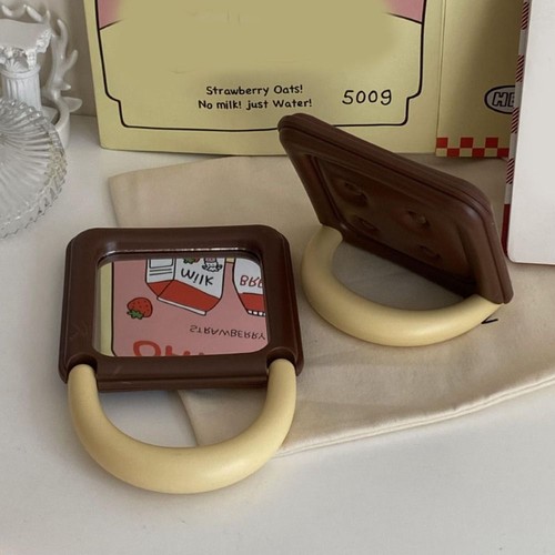 Cute Chocolates Shaped Mirror Portable Table Dressing Mirror Dormitory - Picture 5 of 12