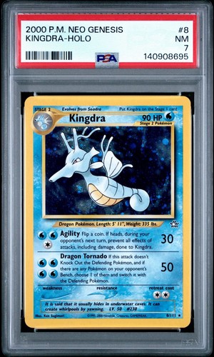 Kingdra (Unlimited) graded PSA 7 for sale on eBay
