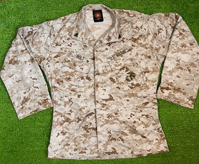 US Marine Corps MCCUU Desert Marpat Blouse Jacket Combat Frog Top