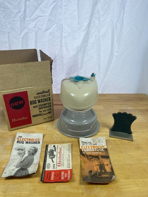 #ad #ad Vintage Electrolux Rug Washer Turbotool Shampoo Dispenser #4936 w Box $69.95