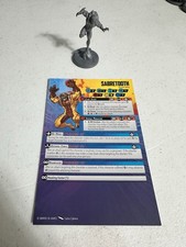 Marvel Crisis Protocol Sabertooth With Character Card Magnetized