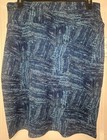 Lularoe Cassie 2XL Blue White Geometric Elastic-Waist Pull-On Women’s Skirt NWT — photo 1