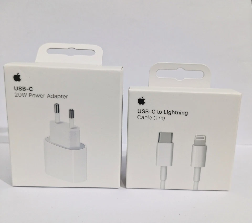 Cargador iPhone Original completo Usb Tipo C Apple 20w Carga Rapida 11/12/13/14