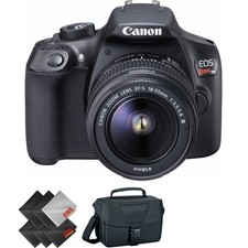 Canon EOS Rebel T6 DSLR Camera 18-55mm 75-300mm Lenses Bundle 58