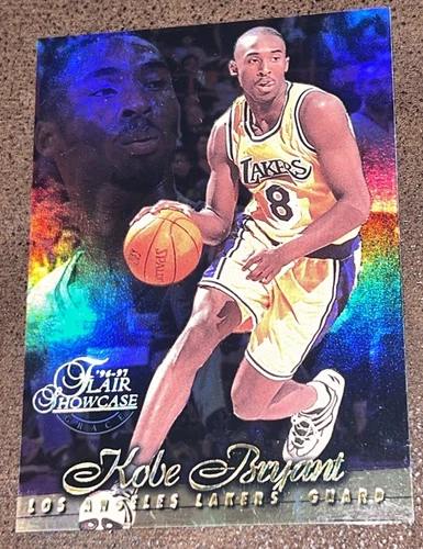 1996-97 Fleer Flair Showcase KOBE BRYANT Rookie Row 1 Holo Foil RC #31 Lakers!