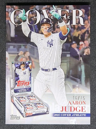 Aaron Judge #CA-5 2026 Topps Cover Athlete card