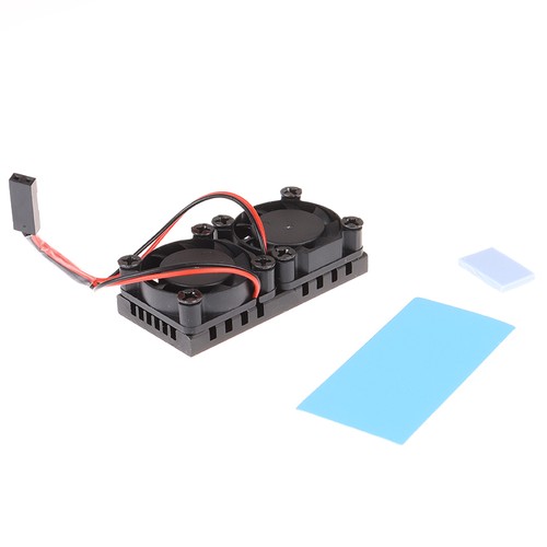 Dual Fan CPU PCB Cooling Fan Cooler Heat Sink Module for Raspberry pi 4B*FY - Photo 7/12