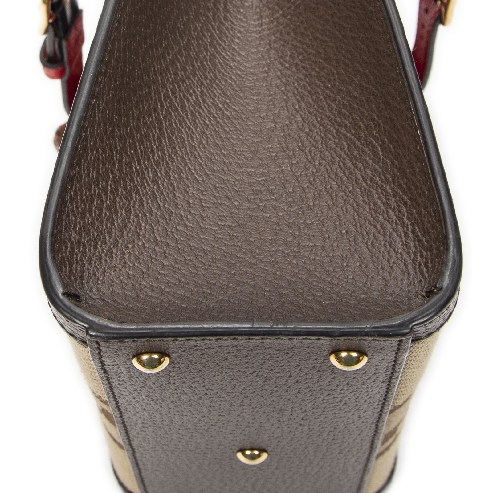 Gucci Brown/Beige Small Diana Bamboo Tote Shoulder Bag Jumbo GG Canvas image 8