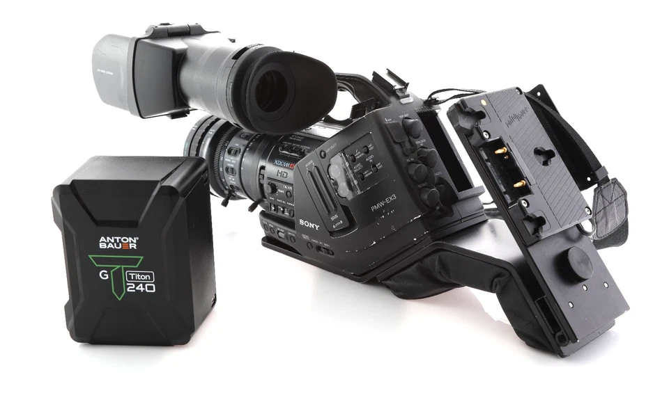 Sony XDCAM PMW EX3 HD Camcorder XDcam EX Digital Camcorder W/ Lens - Image 4 of 4