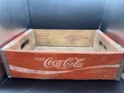 VTG Wood Red Coca Cola Soda Carrier Crate Box AWP Cases Newport, ARK 13x18”